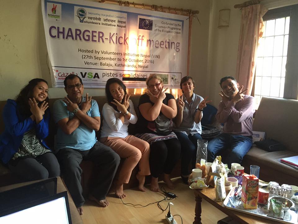 VIN hosting the meeting of charger project with partner organizations