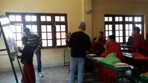 Volunteers at Teaching Buddhist Monastery