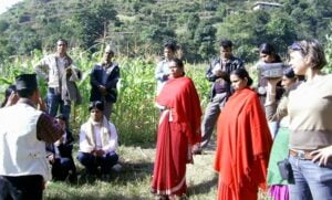 Visit to Kavre on community development