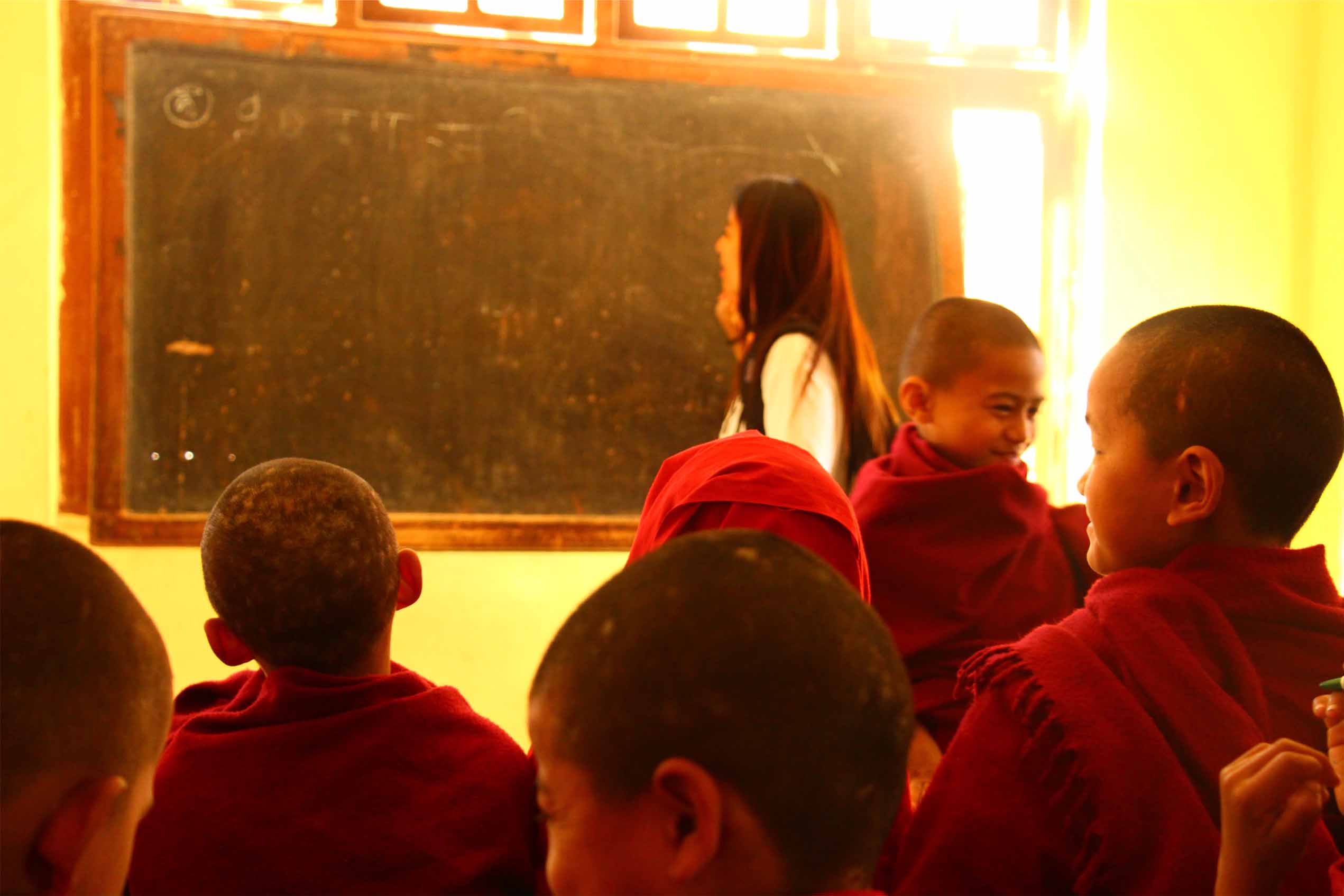 Teaching English at buddhist monastery