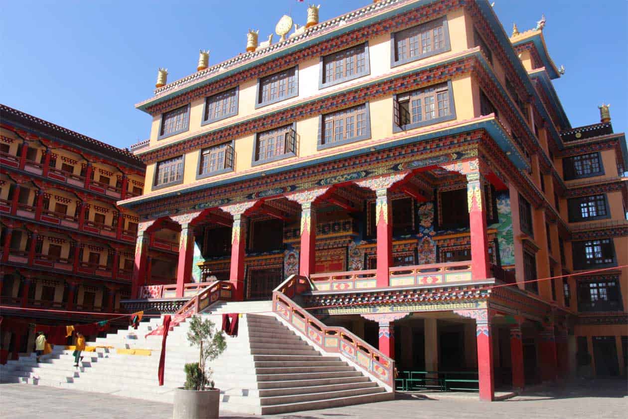 Natalia at Buddhist Monastery