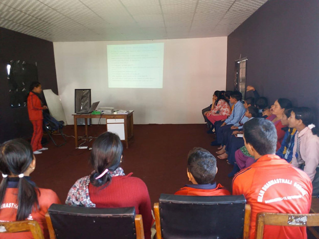 VIN conducting managemant training for Child club Facilitators Teacher