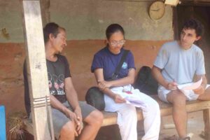 Climate Change Research Volunteers conducting fieldwork in Nepal