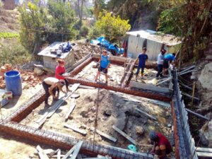 Volunteers helping rebuild homes after earthquake in Nepal