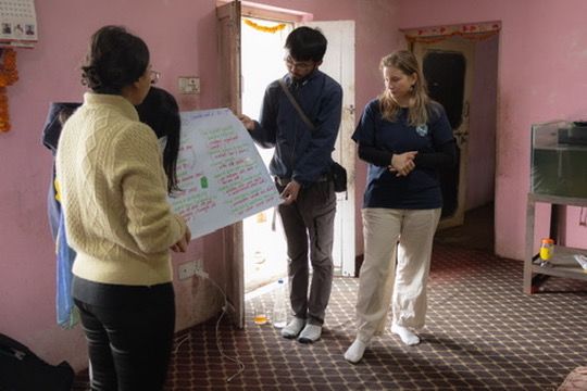 Digital Marketing Volunteer Nepal managing a nonprofit social media campaign