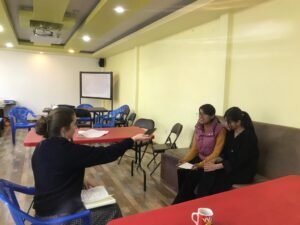 Global Journalism Interns reporting in Nepal