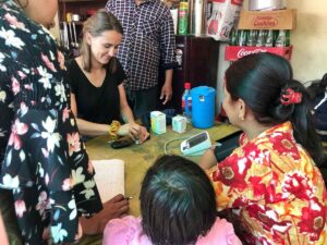 Public Health Volunteer Nepal teaching rural community