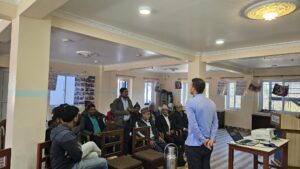 Volunteers engaging in community building during a Community Volunteer Tour in Nepal.